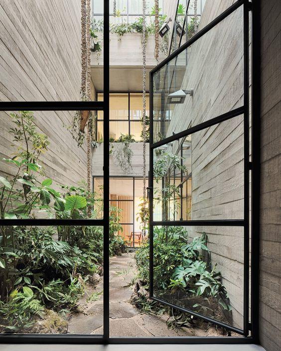 decoralinks | materiales raw #patio #hormigon