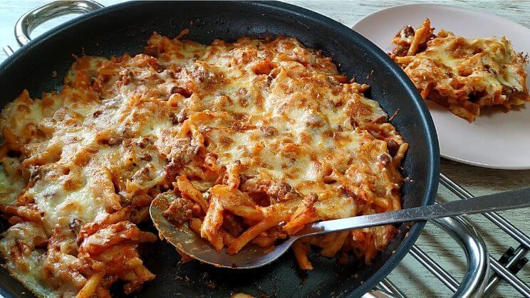 Macarrones gratinados
