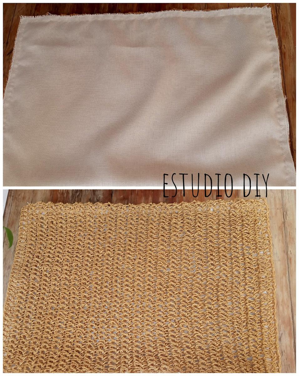 paso a paso diy cojín con salvamantel