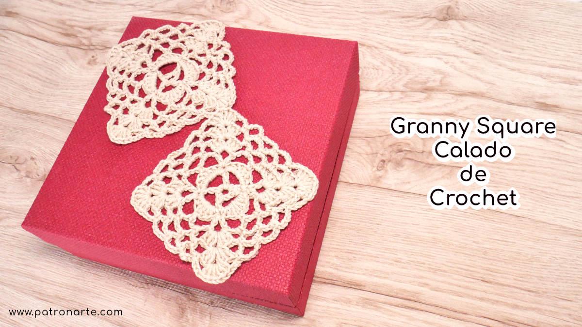Granny Square Calado de Crochet - Ganchillo