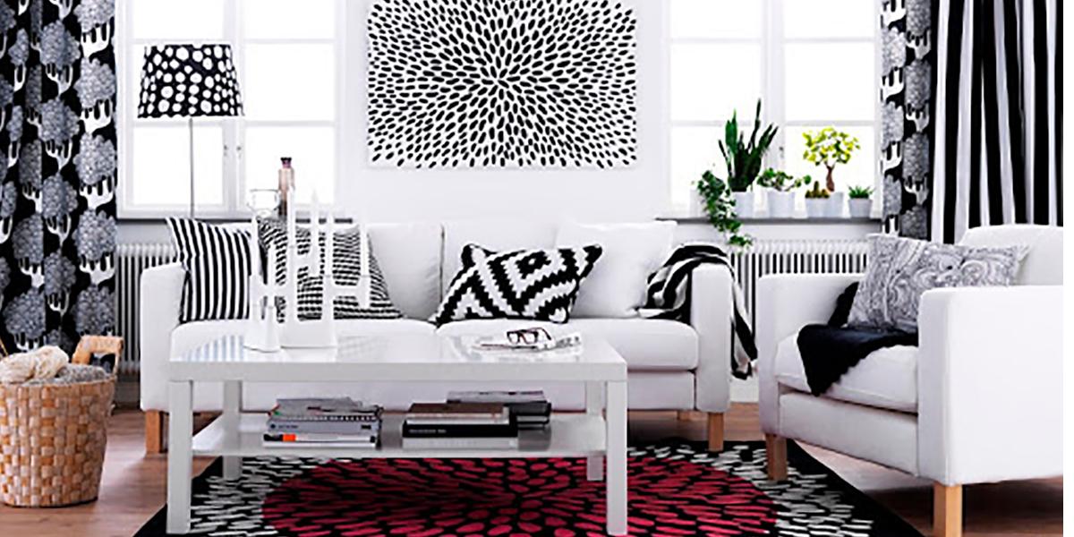 Salón en color blanco