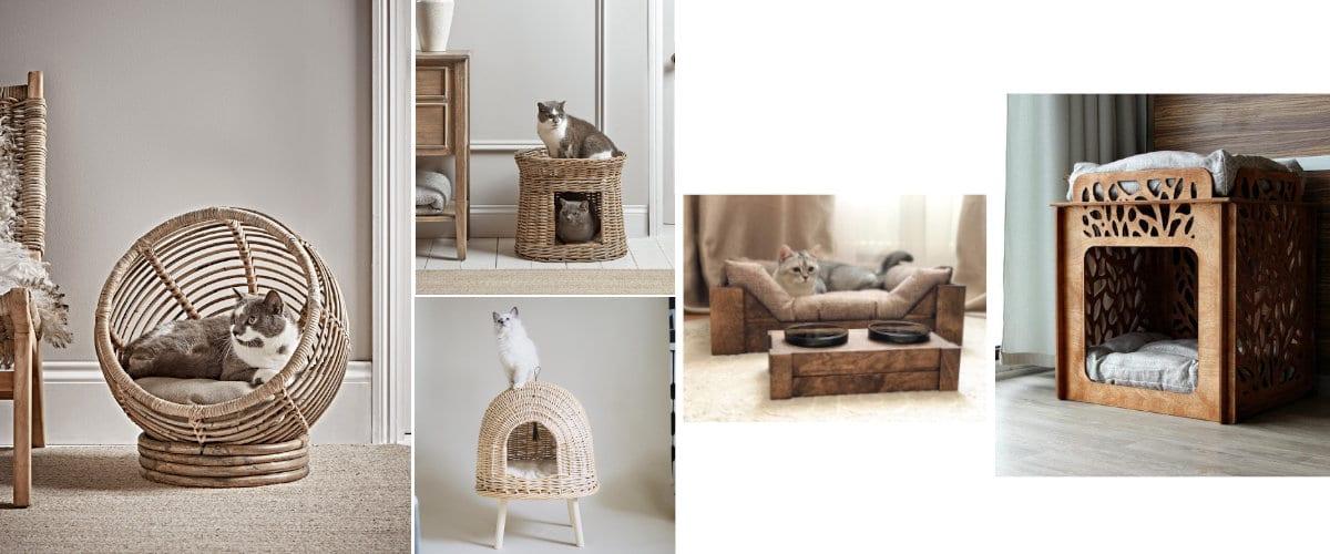 Camas para gatos naturales