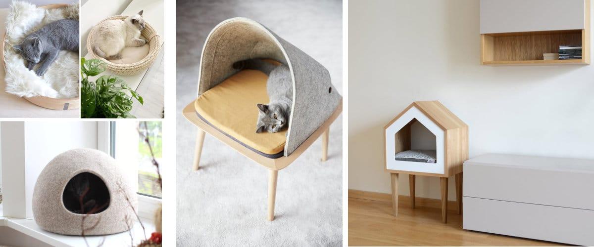 Camas para gatos de estilo nórdico
