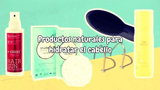 Productos naturales para hidratar el cabello