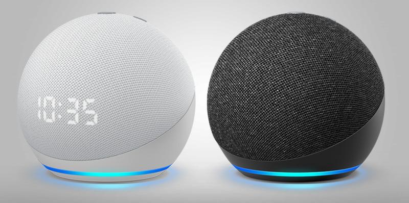 Echo Dot y Echo Dot con reloj