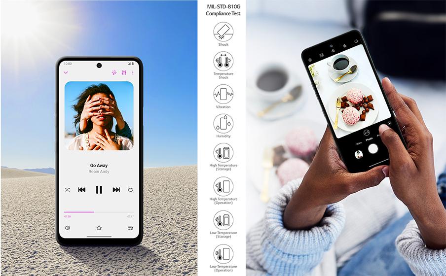 LG K42 - Certificado MIL-STD-810G