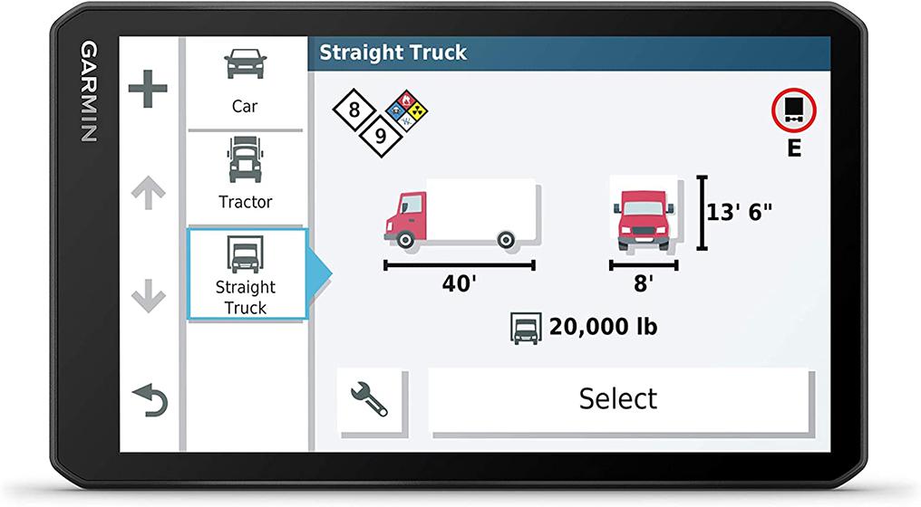 Garmin Dezl LGV700 MT-D - Rutas personalizadas para camiones