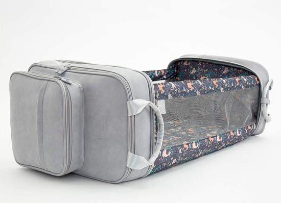 Bolso Mochila Cambiador y Cuna de viaje Bizzi Growin
