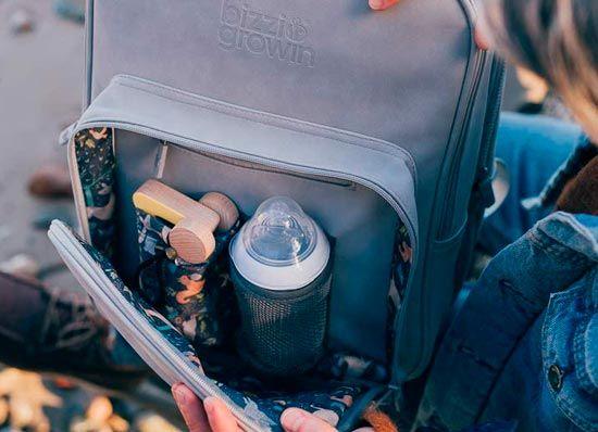 Bolso Mochila Cambiador y Cuna de viaje Bizzi Growin