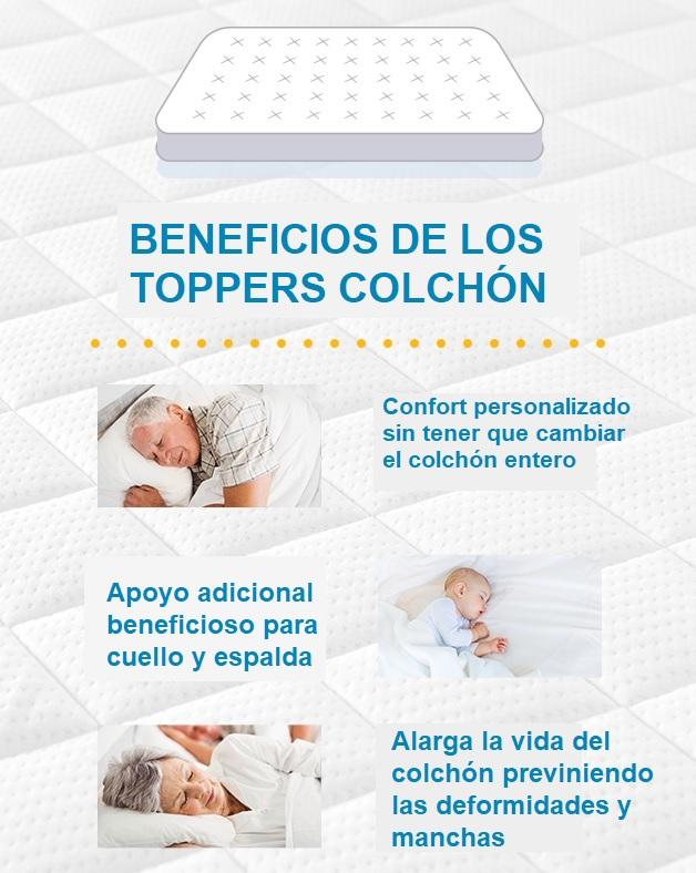 beneficios topper de colchon