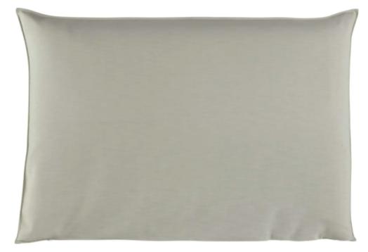 cabecero gris para dormitorio rosa con texturas