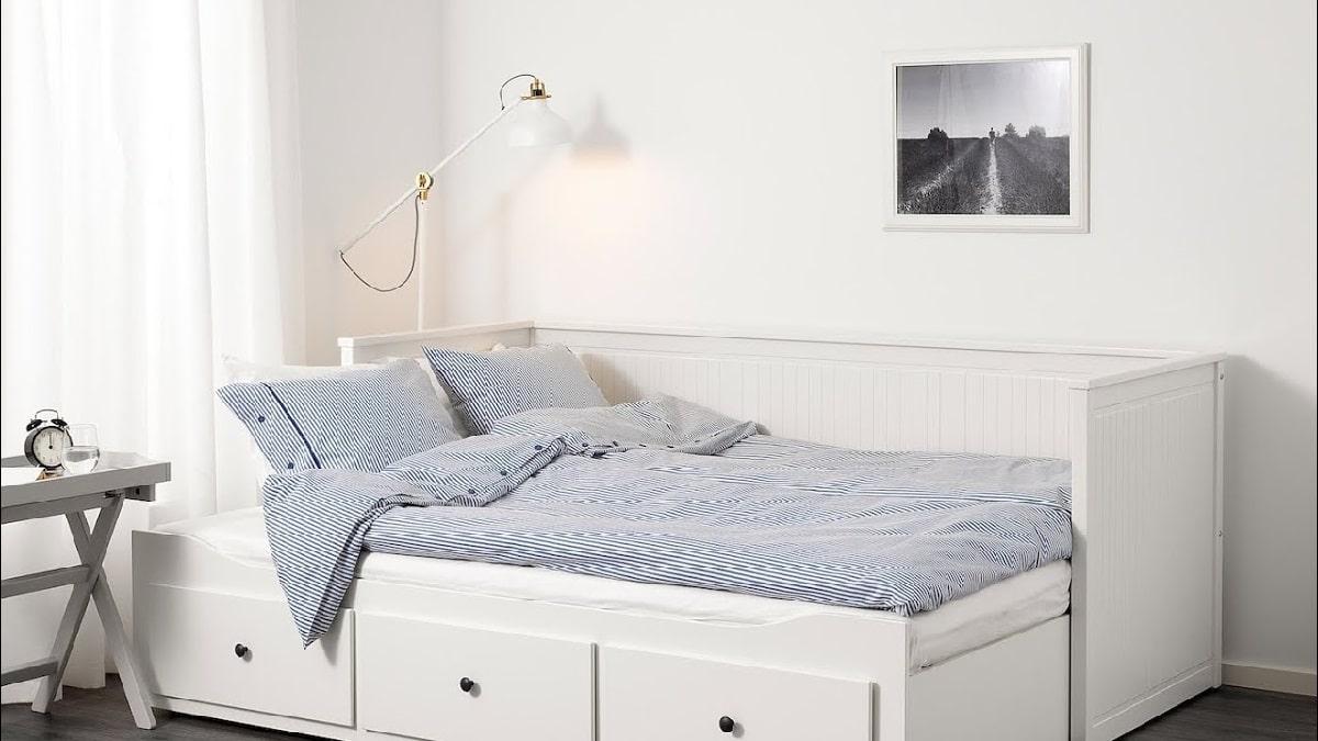 Diván cama blanco