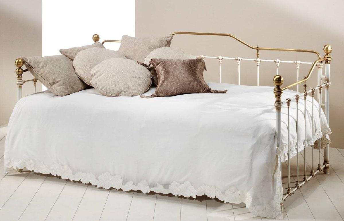 diván cama de forja