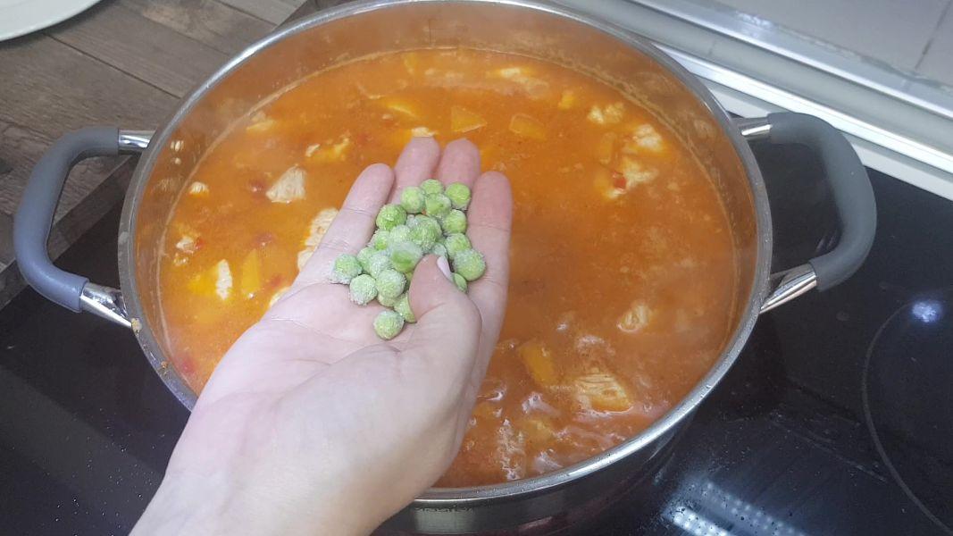 Arroz con pollo y calabaza