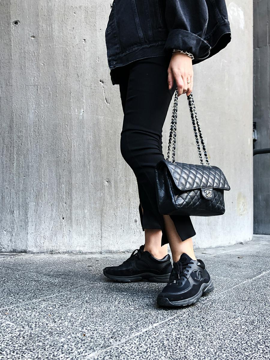 Trini | Chanel flap Chanel sneakers