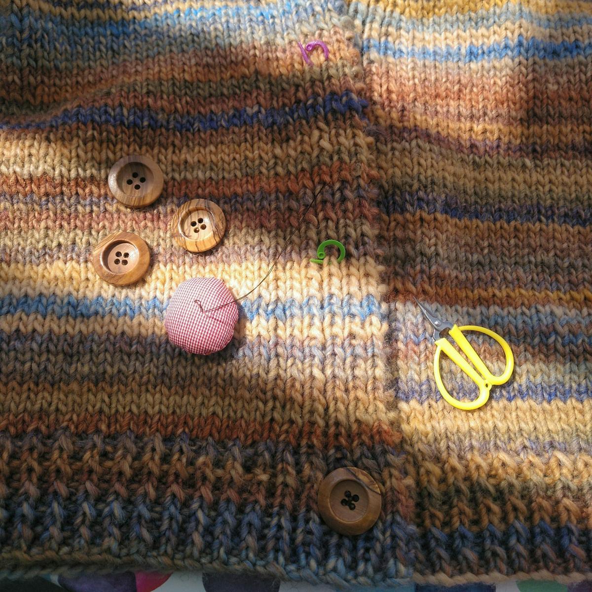 Botones de madera