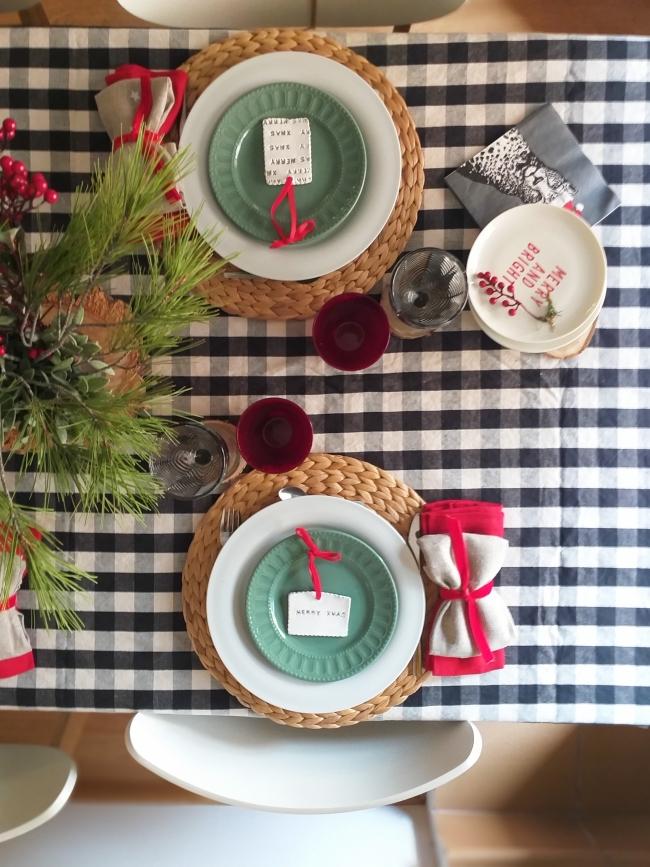 Una mesa bonita para esta Navidad