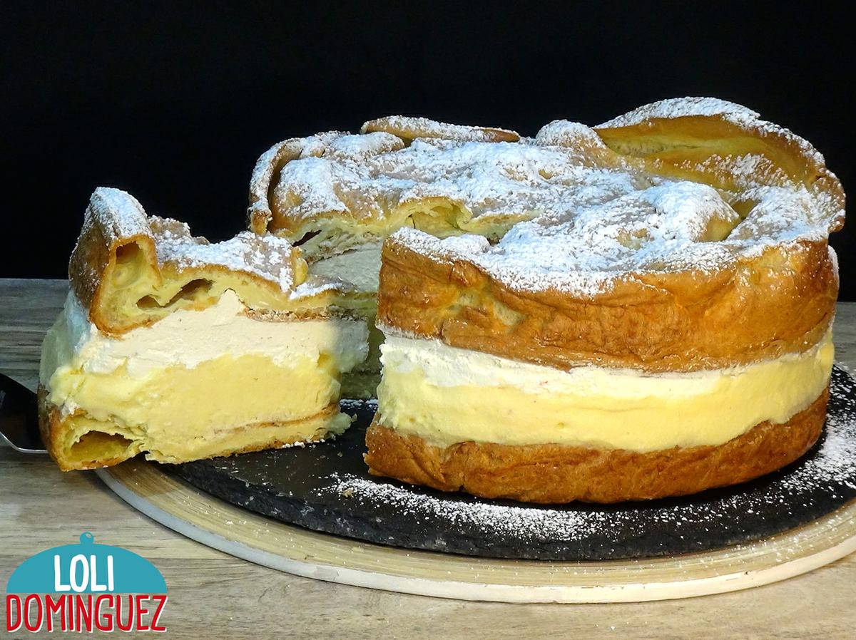 TARTA KARPATKA (FAMOSA TARTA POLACA) ¡IMPRESIONANTE EN CUALQUIER OCASIÓN! Una tarta diferente que seguro que hará las delicias de toda la familia, estupenda opción para un día de fiesta por su sabor, textura y porque se puede tener hecha con antelación.