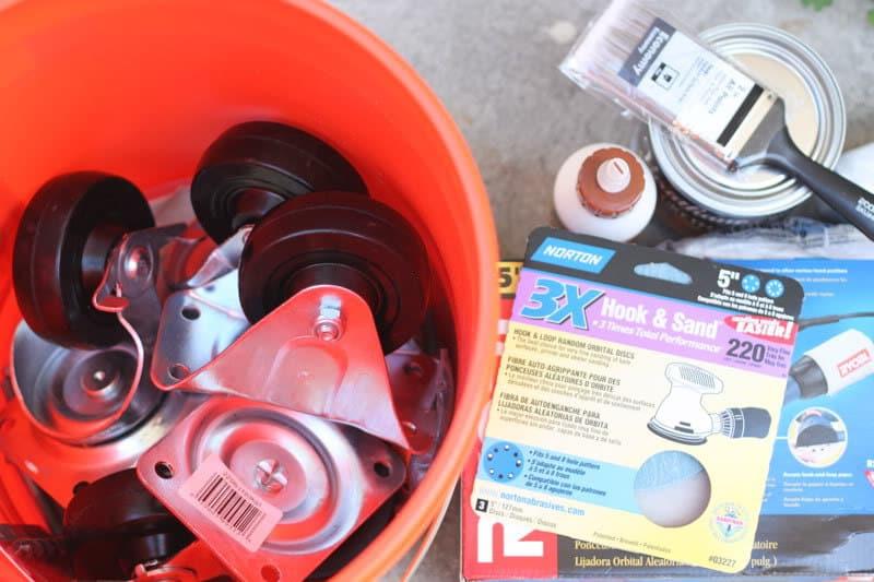 Herramientas para DIY de sofá con palets