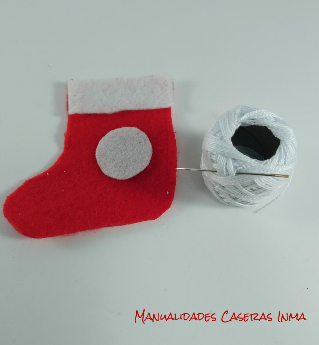 manualidades Caseras Inma_ Calendario de adviento_Como coser las botas