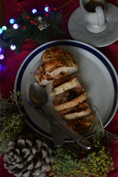 Receta Navideña de Pechugas de pavo rellenas al horno
