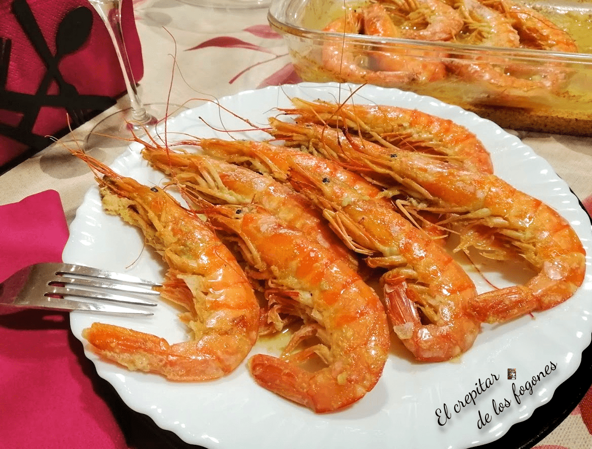 langostinos asados