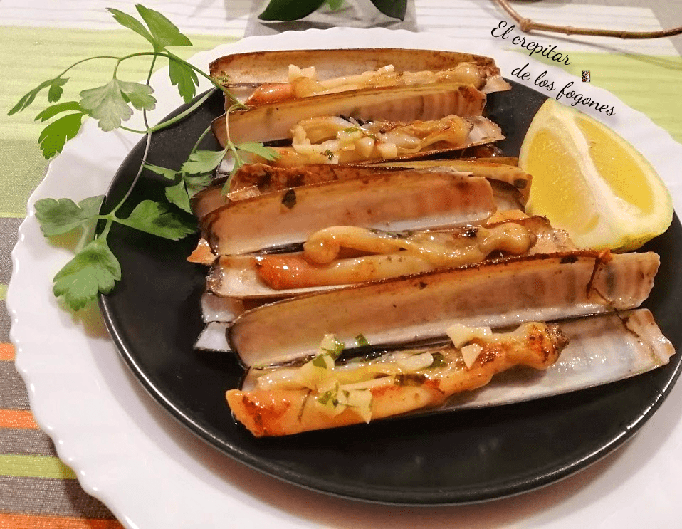 navajas a la plancha