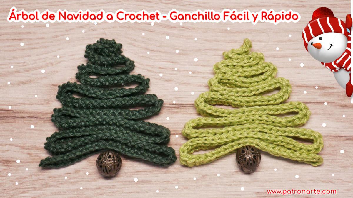 árbol de Navidad a Crochet - Ganchillo Fácil y Rápido Paso a Paso