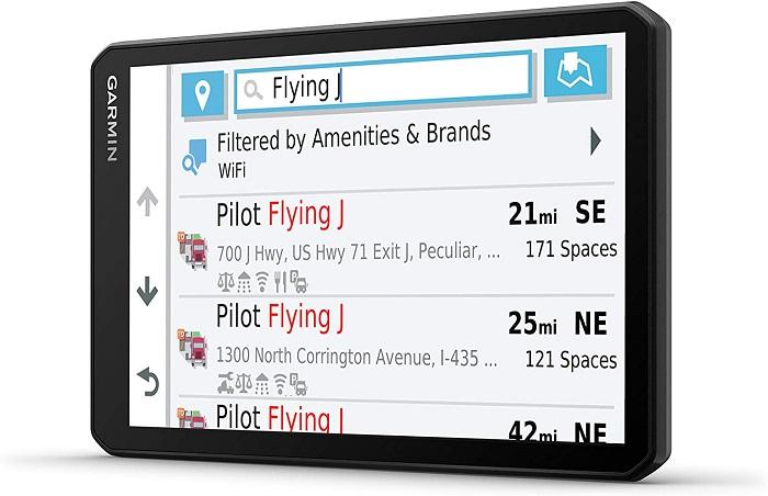 Garmin Dezl LGV700 MT-S, Truck Parking Europe