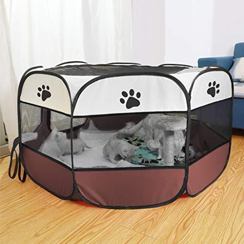 LUGEUK Sala de Parto para Gatos Caja de Arena para Gatos Embarazada Carpa de cría de Perros Gato Embarazada Suministros de producción para Mascotas Cerrados (Color : B, Size : L)