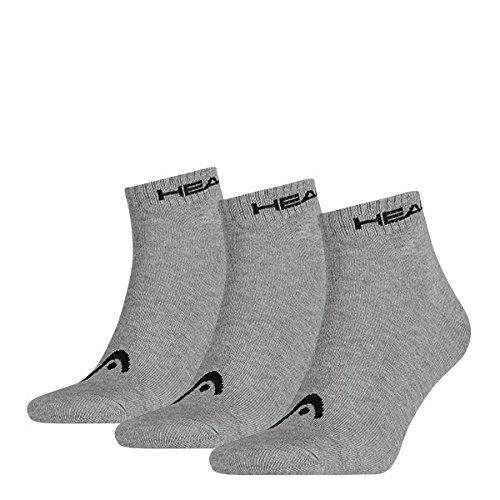 Head Quarter 3p Calcetines, gris, 39/42 (Pack de 3) para Hombre