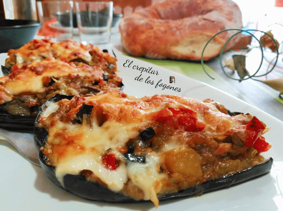 berenjenas rellenas de pisto