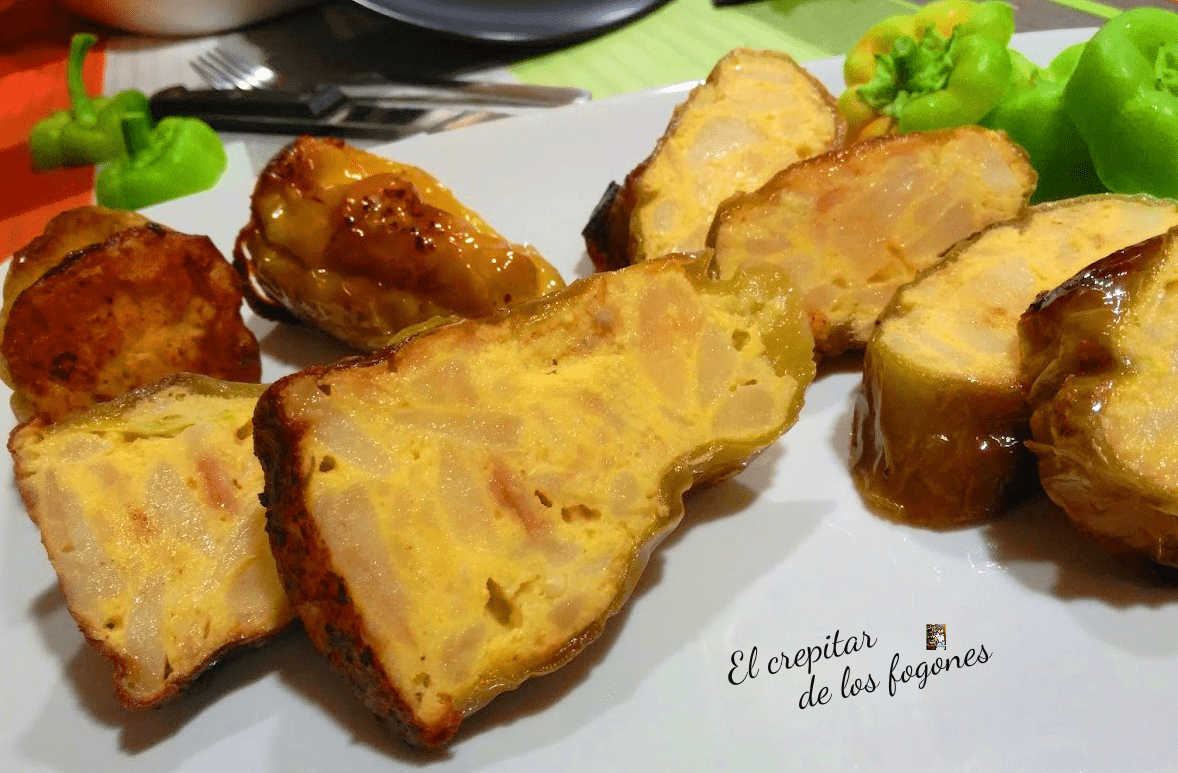 pimientos verdes rellenos