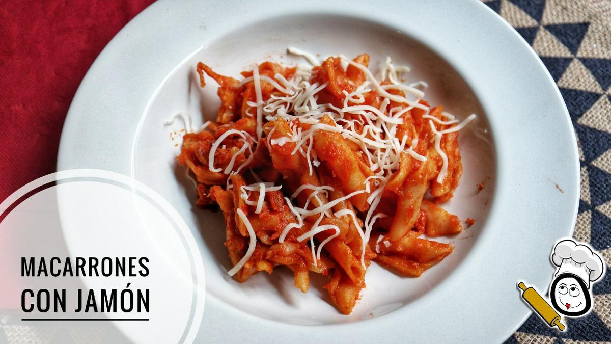 Cómo preparar la receta de macarrones con jamón en Thermomix