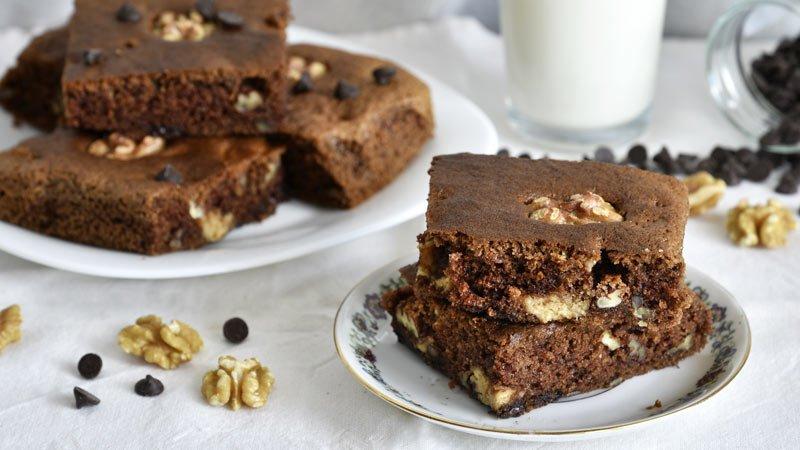 como hacer brownie de crema de avellanas y chocolate