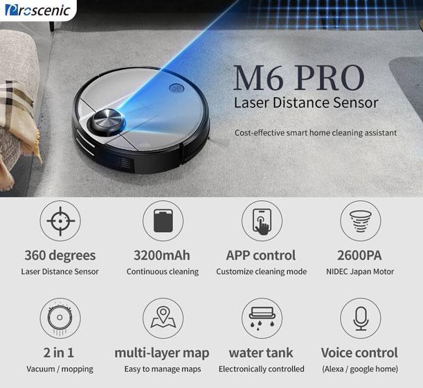 Proscenic M6 Pro - Características