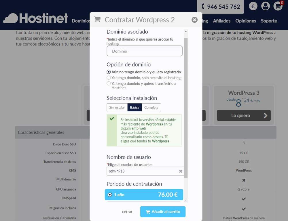 Contratar hosting para tu página web