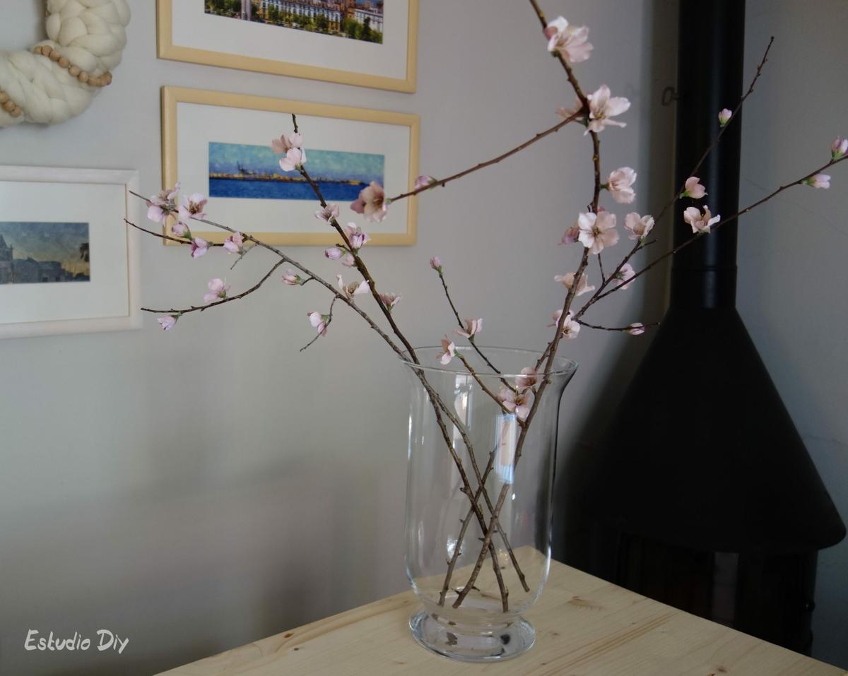 Diy ramas de cerezo en flor
