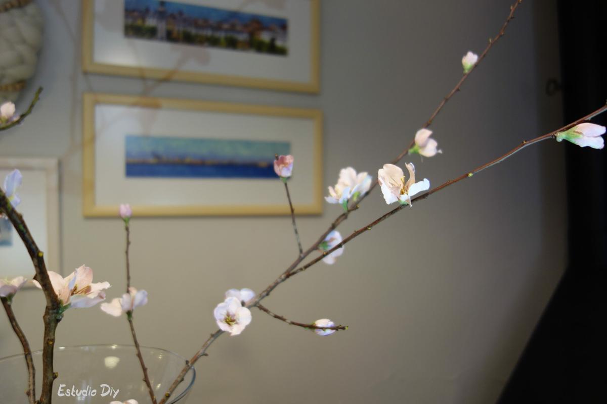 Diy ramas de cerezo en flor