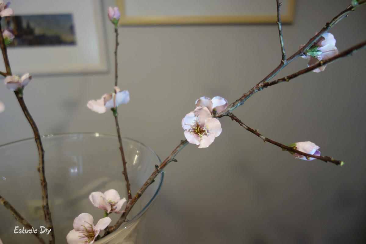Diy ramas de cerezo en flor