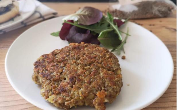hamburguesa de lentejas