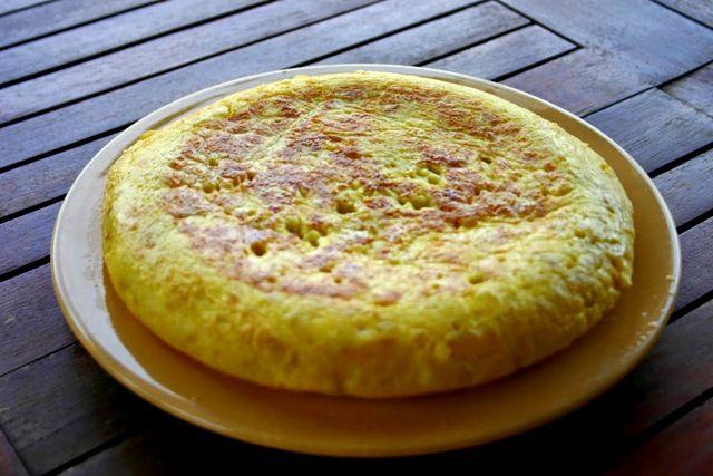 Tortilla de patatas sin cebolla