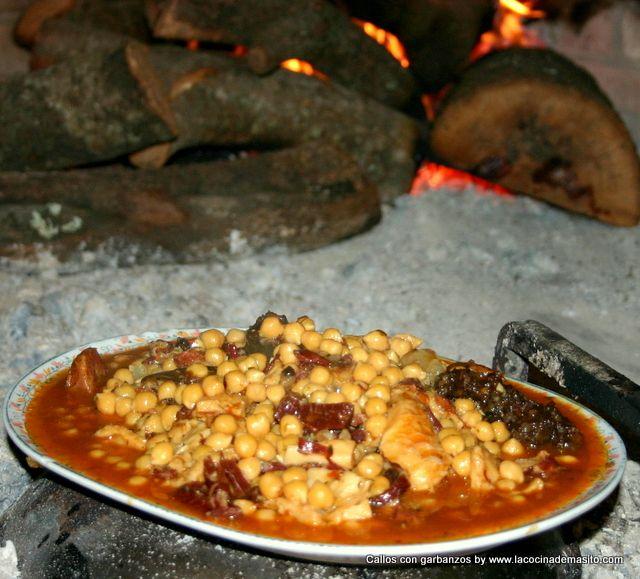 Callos con garbanzos