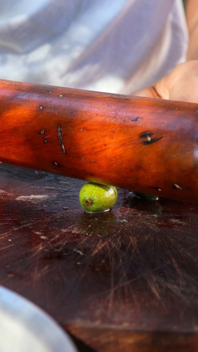 curar aceitunas verdes olive schiacciate