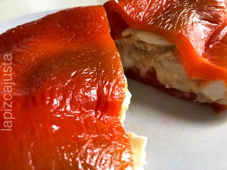 pimiento asado relleno