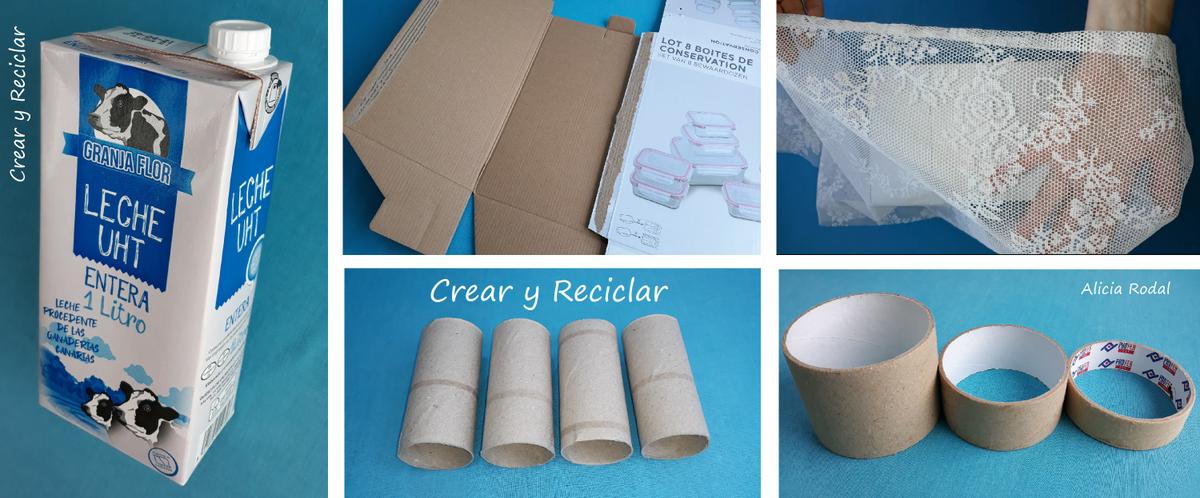 En este tutorial te muestro de una manera fácil y rápida, como decorar una caja de cartón con materiales que todos tenemos en casa, como cajas de leche y retales de tela, para transformarla en un bello organizador para nuestros productos de belleza, de higiene personal, material escolar, herramientas de trabajo, para tus manualidades o para lo que tú quieras.