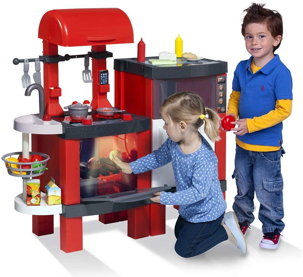 cocinita de juguete con sonido y luz