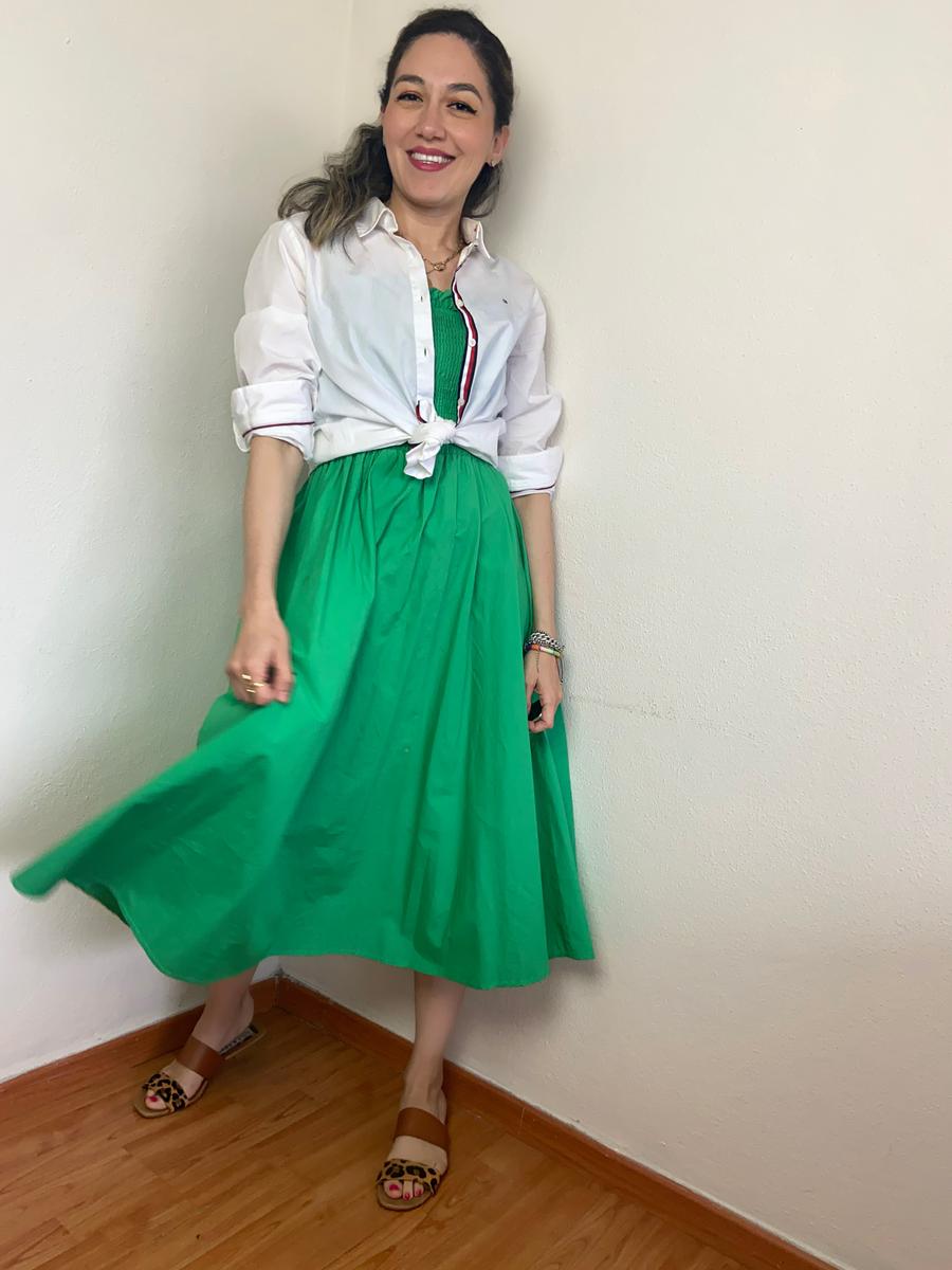 outfits con camisa blanca