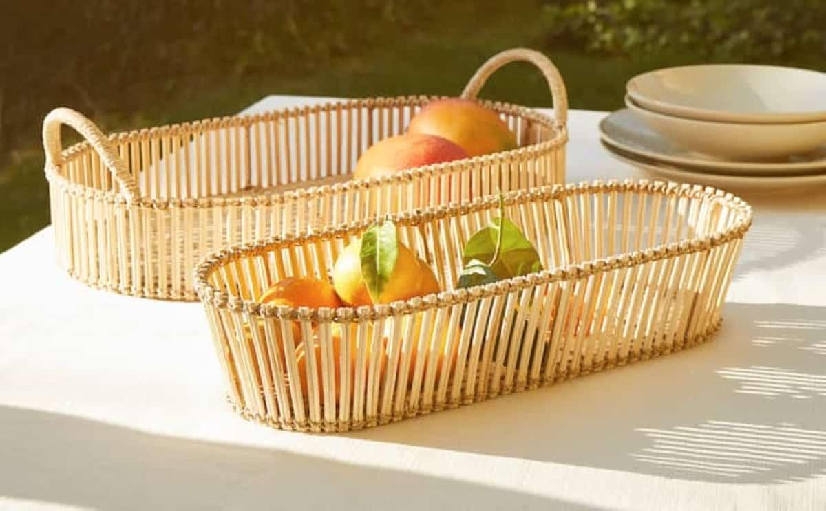 bandejas picnic ratan zara