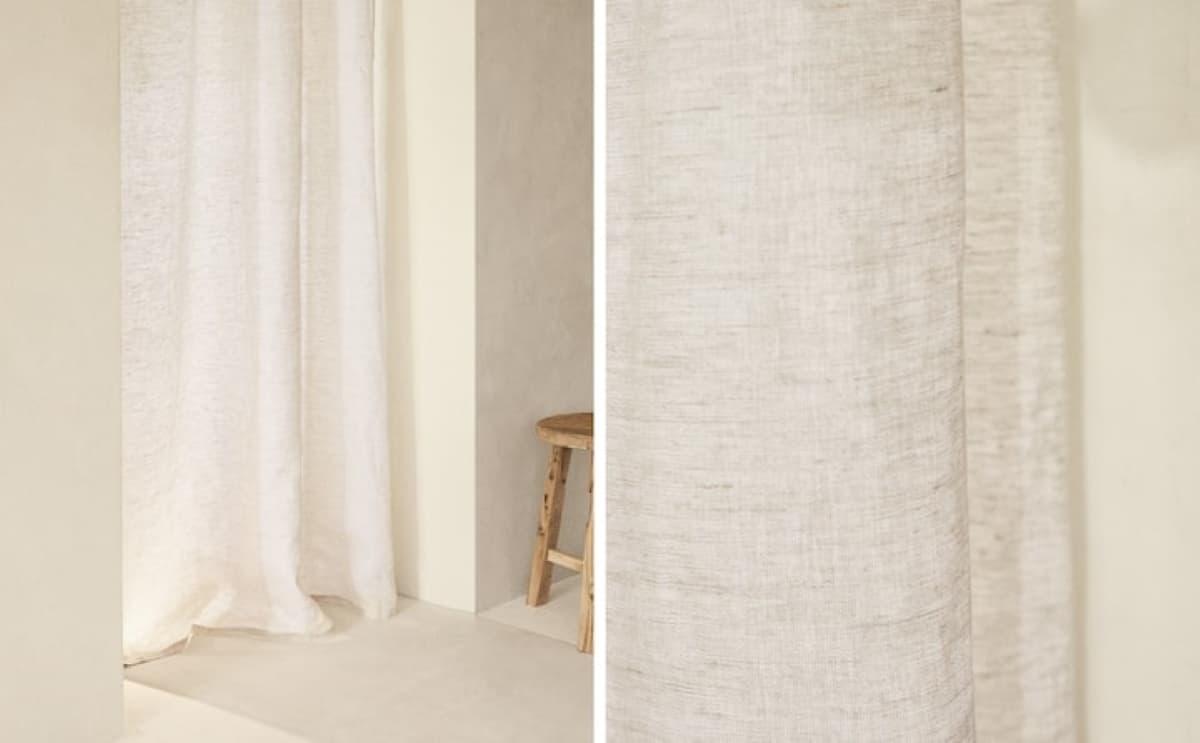 cortinas de lino zara home